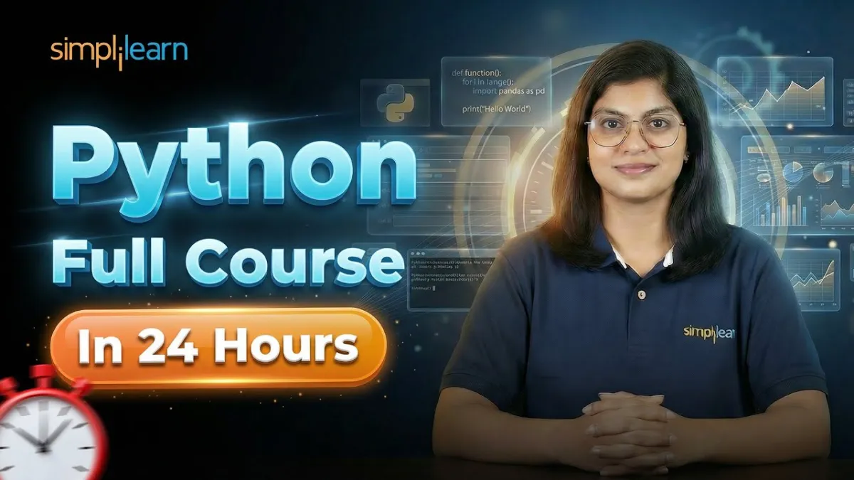 🇺🇸 Python Full Course 2026 | Python Basics to Advanced Course in 24 Hours | Python Course