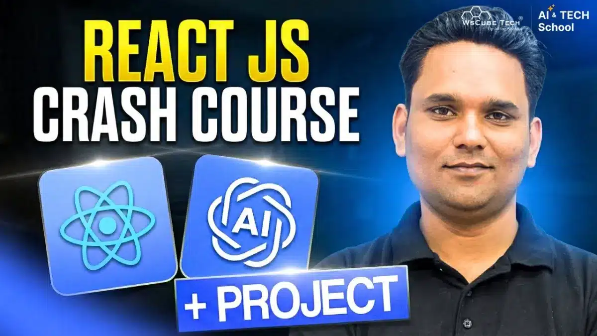 🇺🇸 React JS 19 Crash Course with AI | Build an App and Master React JS in 2026