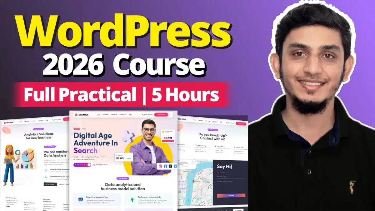 🇮🇳 WordPress MasterClass FREE Course – Become WordPress & Elementor Website Designing Expert in 2026