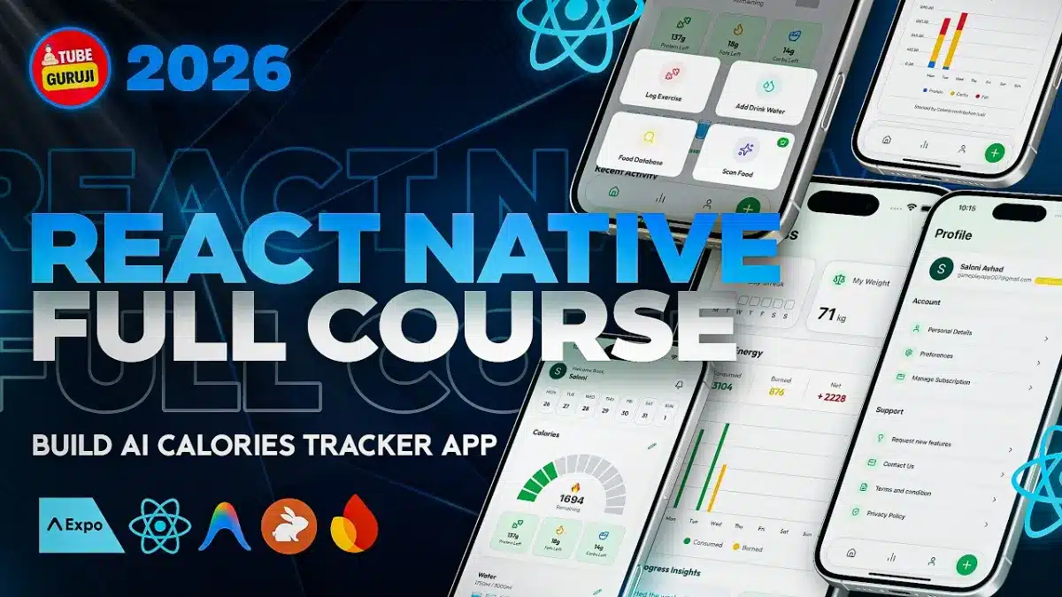 React Native Full Stack AI Calories App | Expo + Google Antigravity Tutorial