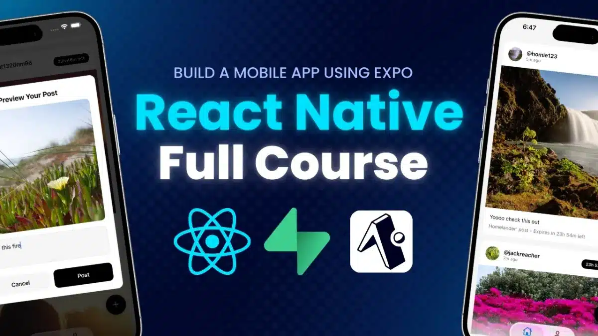 🇺🇸 React Native Full Course 2026 | Build a Beginner Mobile App Using Expo