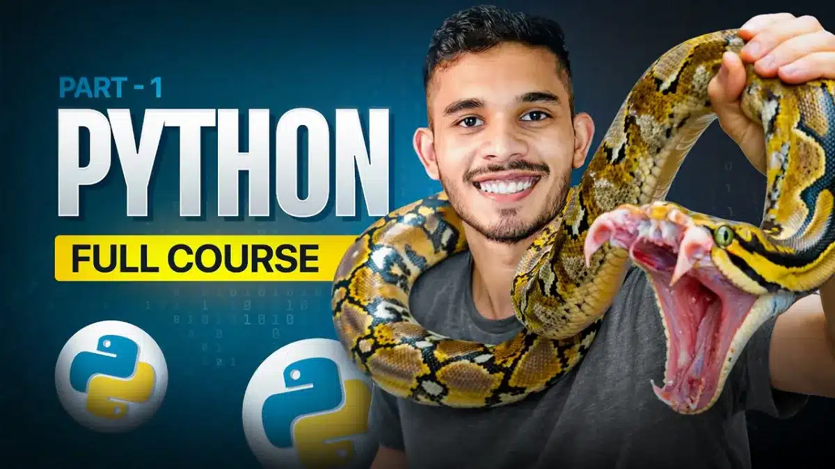 🇮🇳 Python Full Course | Python Tutorial for Beginners 
