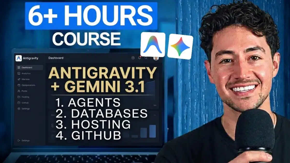 🇺🇸 Gemini + Antigravity Full Course: Zero to Vibe Coder (+6 Hrs)