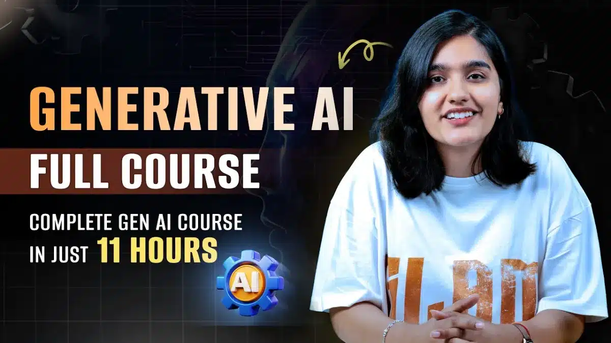 🇺🇸 Generative AI Full Course Free For 2026