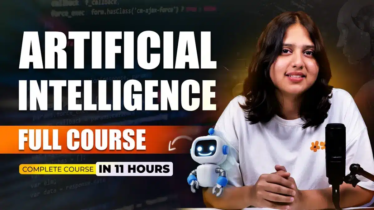 🇺🇸 Artificial Intelligence Full Course | Free AI Course 2026