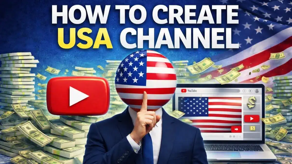 🇮🇳 “How to Create USA YouTube Channel in 2026 | Step-by-Step High RPM Guide”