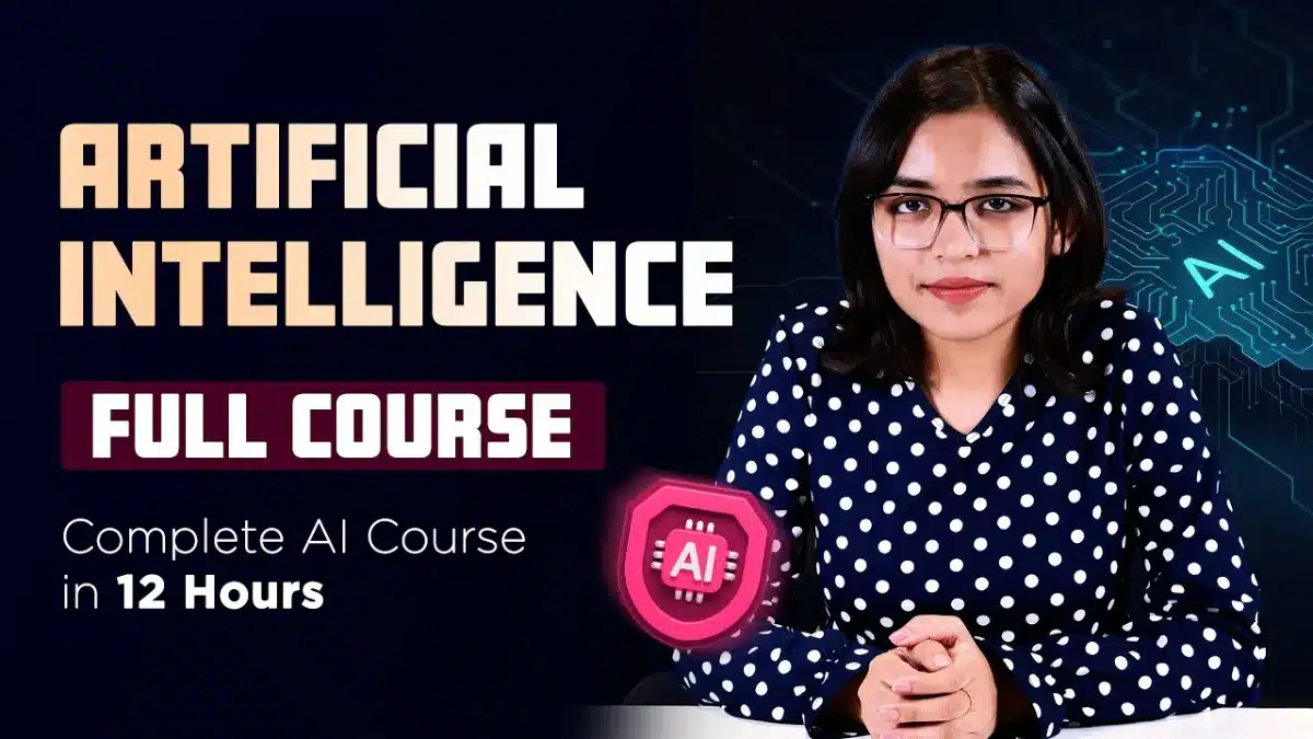 🇺🇸 Learn Artificial Intelligence Full Course For Free | AI Course 2026