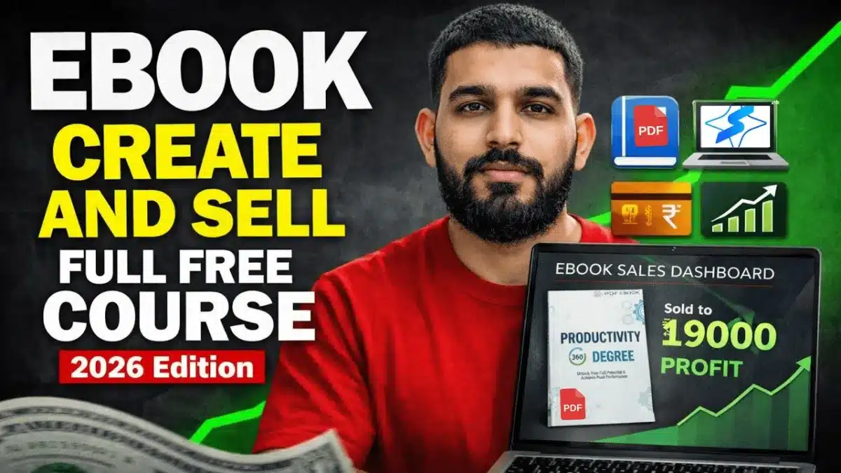 How to Create & Sell Ebook Online | Full Free Course