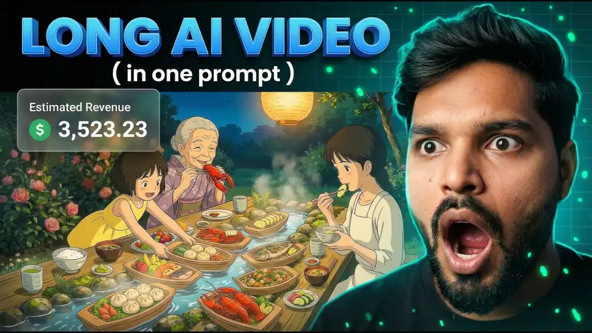 🇮🇳 How to Create Long AI Videos For FREE in ONE PROMPT
