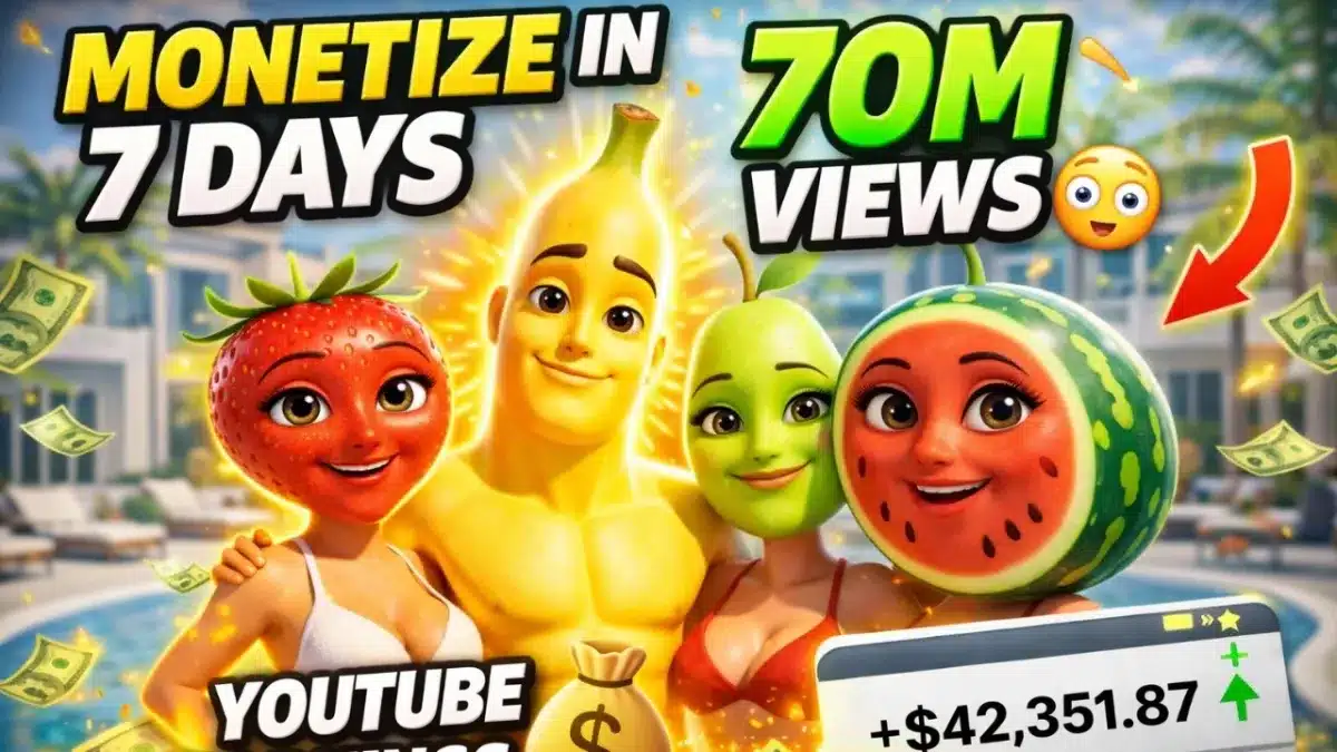 🇺🇸 This AI “Fruit Head” Niche Is EXPLODING — Make Viral Shorts Before It’s Too Late