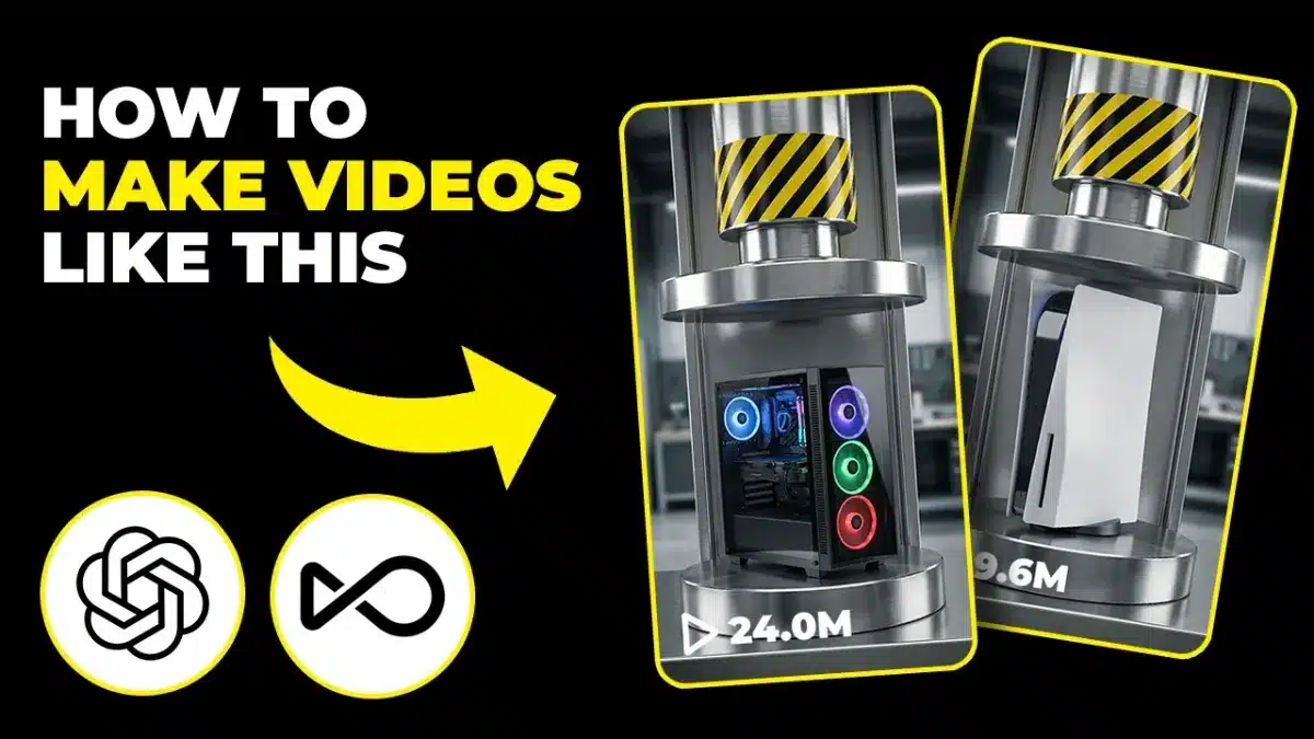 🇺🇸 How To Make Hydraulic Press Videos With AI (Fast Tutorial)
