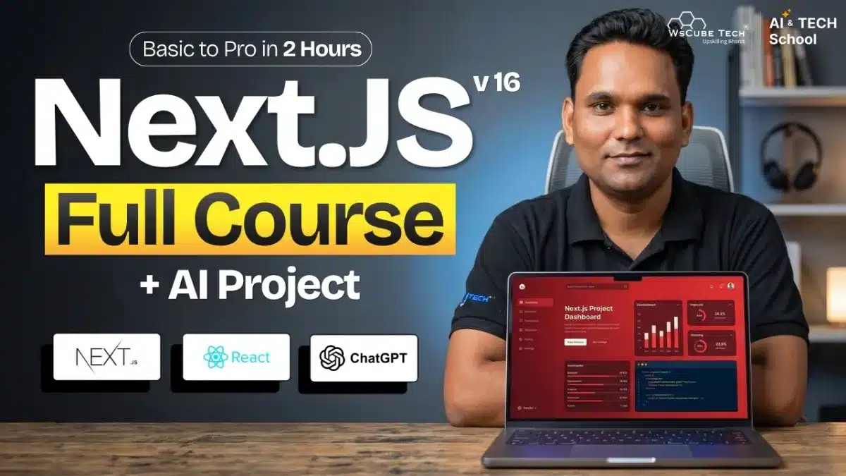 🇮🇳 Learn Next.js 16 In One Video | Complete Full Course 2026