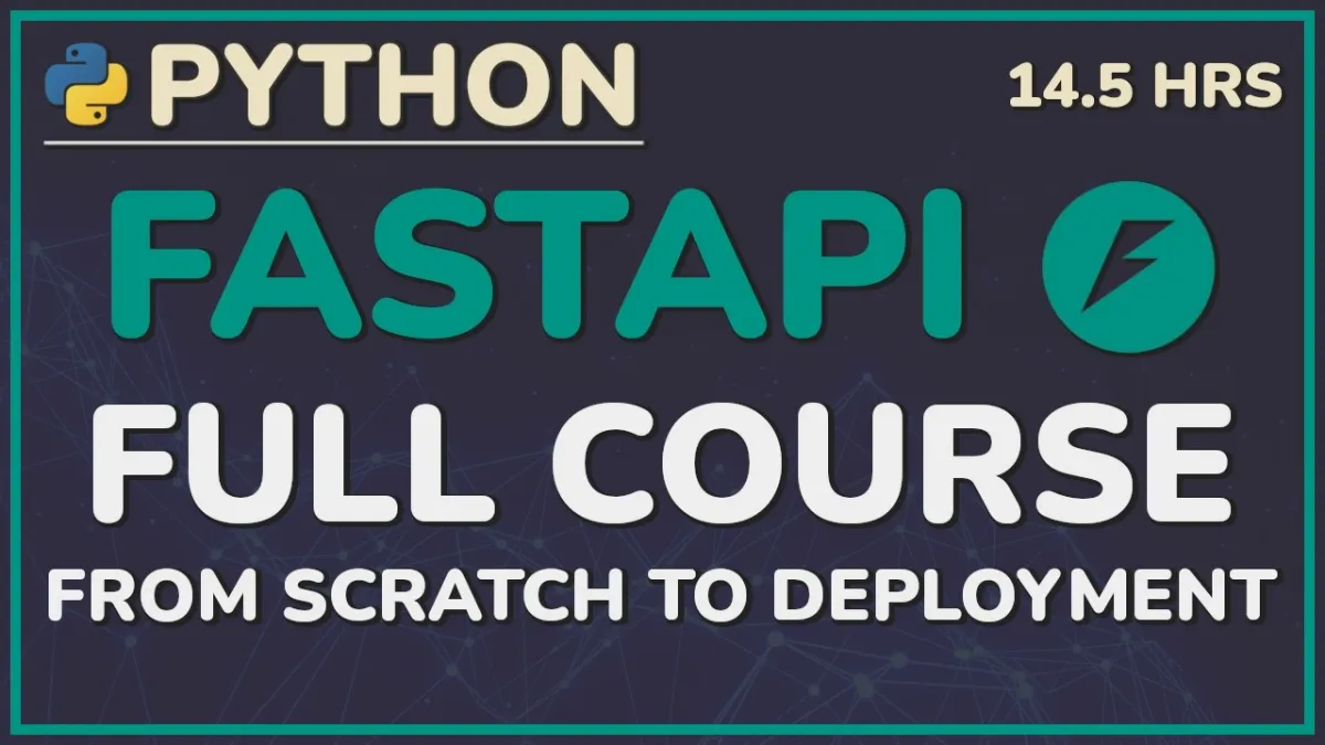 🇺🇸 Python FastAPI Tutorial: Full Course for Beginners – Build a Full-Stack Web App
