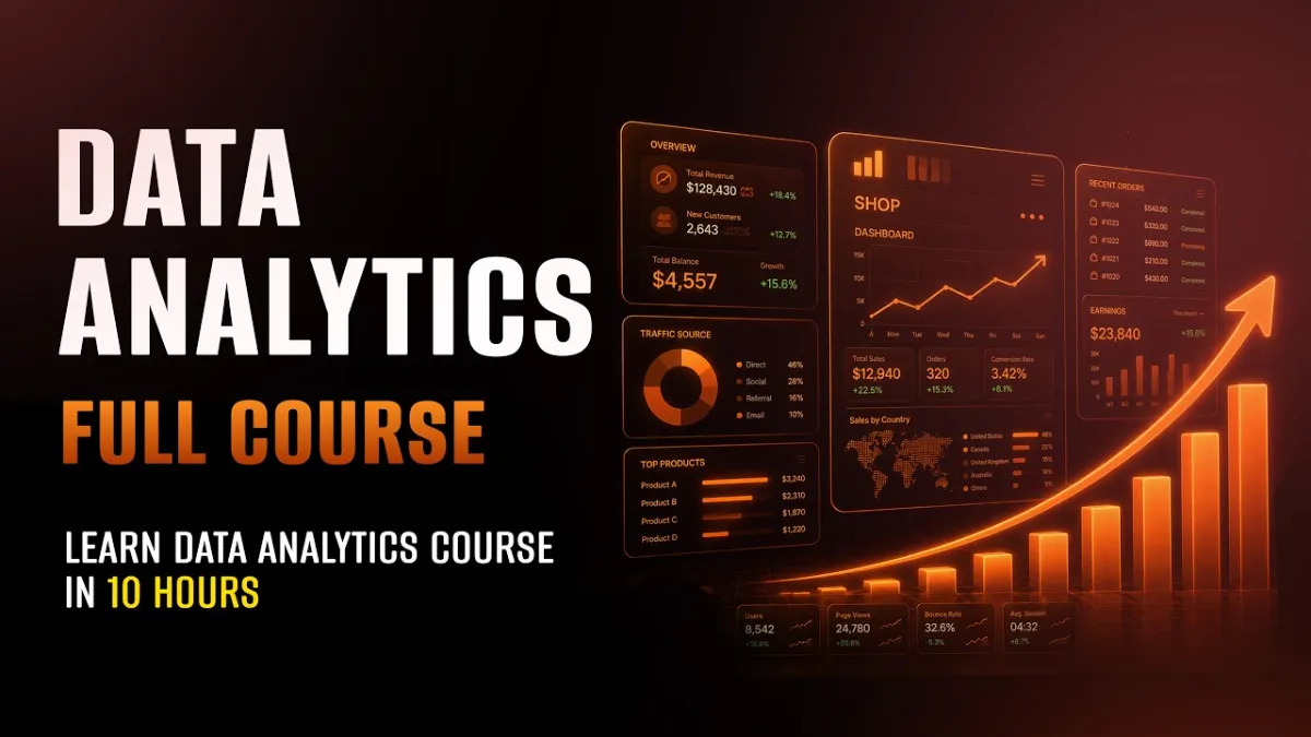 🇺🇸 Data Analytics Full Course FREE | Data Analytics Course (2026) 