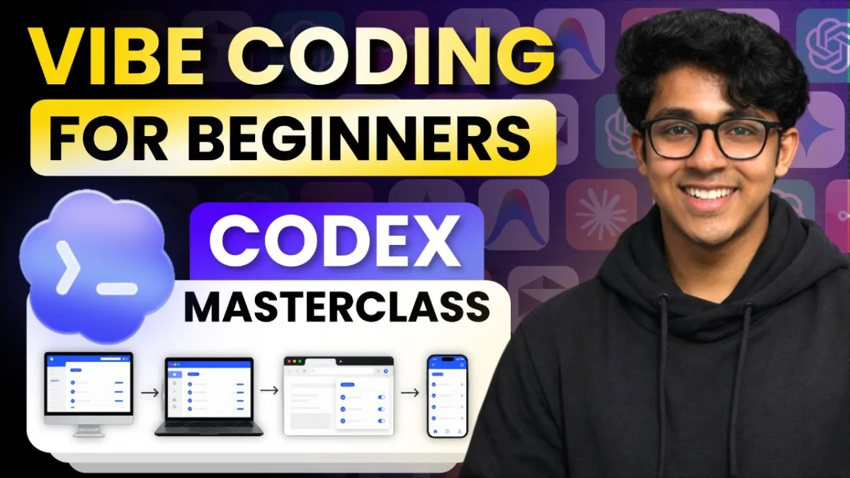 🇮🇳 Codex Masterclass: Vibe Coding For Beginners | Build Website, Desktop App, Extension & Mobile App