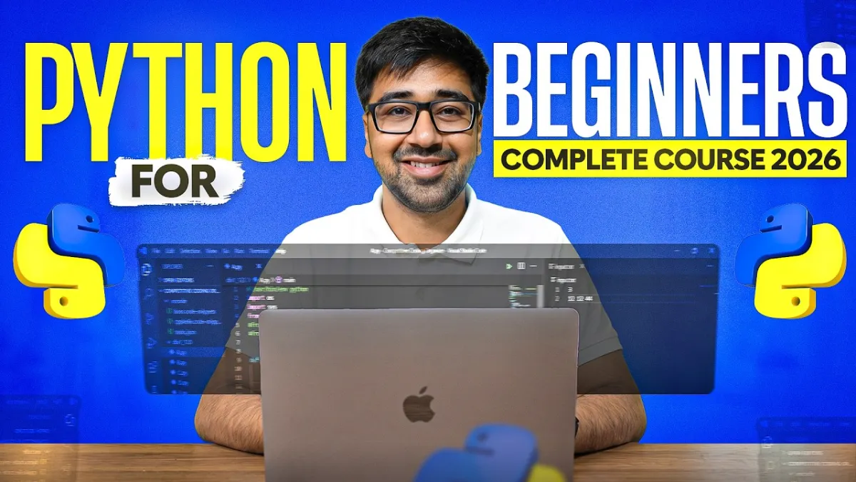 Python full course for beginners in 2026 | Complete programming tutorial
