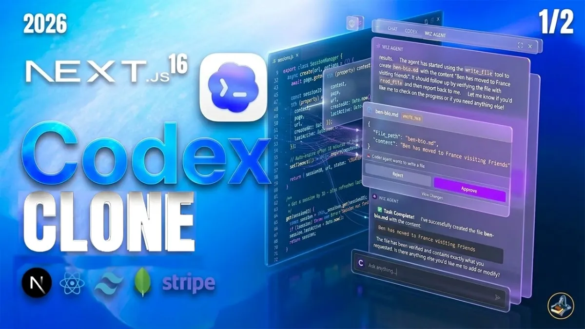 🇺🇸 Build & Deploy Codex Clone | Claude Code With React,Next.js,VS-Code Extension | Next.js Full-Course