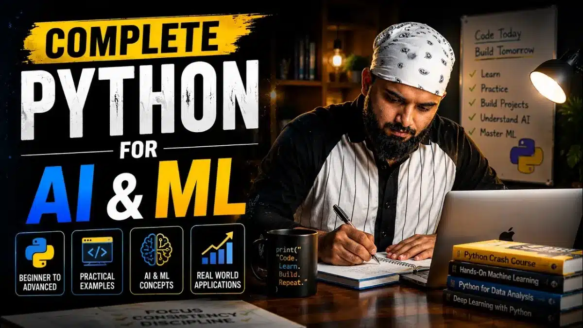 🇮🇳 Complete Python for AI & ML (Beginner to Pro)