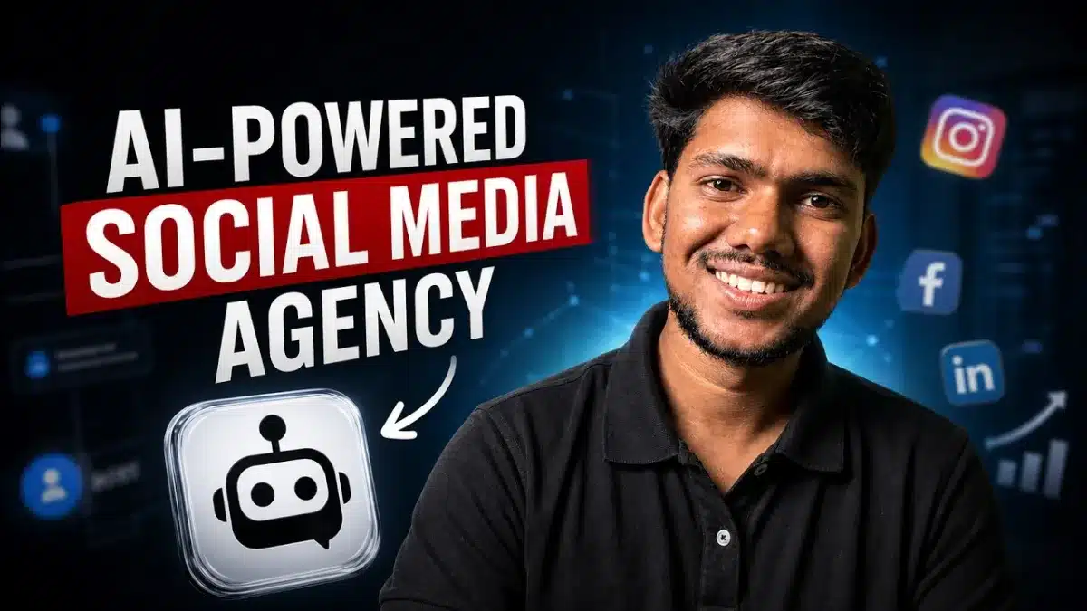 🇮🇳 How to Start an AI-Powered Social Media Agency in 2026 — ₹0 to ₹1 Lakh/Month