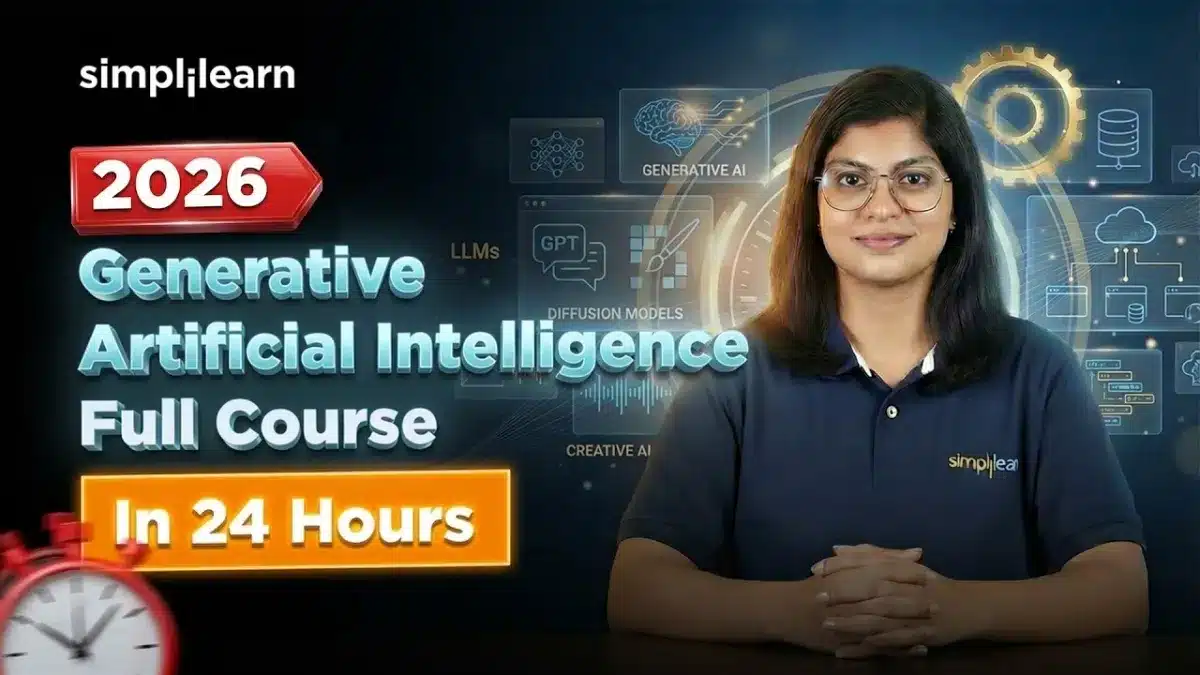 🇺🇸 Generative Artificial Intelligence Full Course 2026 | Gen AI Tutorial For Beginners