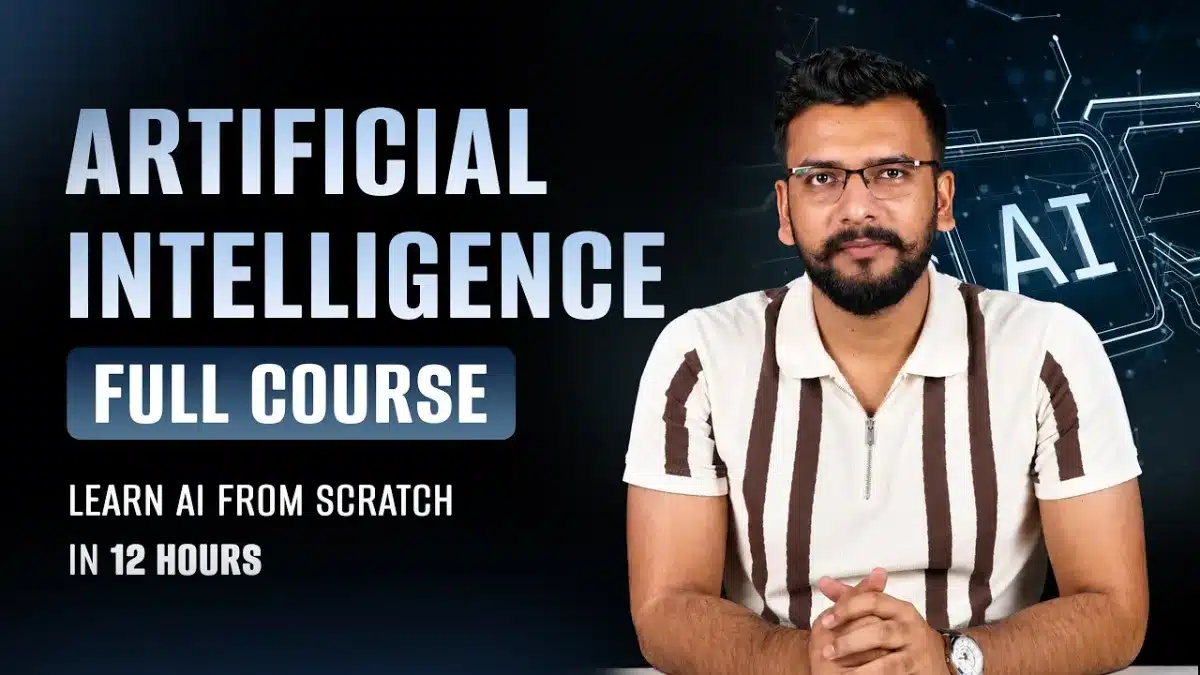 🇺🇸 Learn Artificial Intelligence Complete Course Free | AI Course 2026 