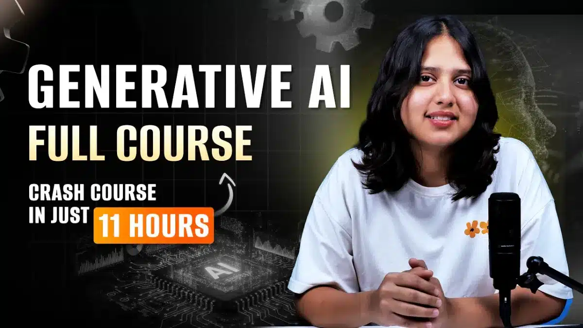 🇺🇸 Learn Generative AI Full Course Free | Gen AI Crash Course 2026