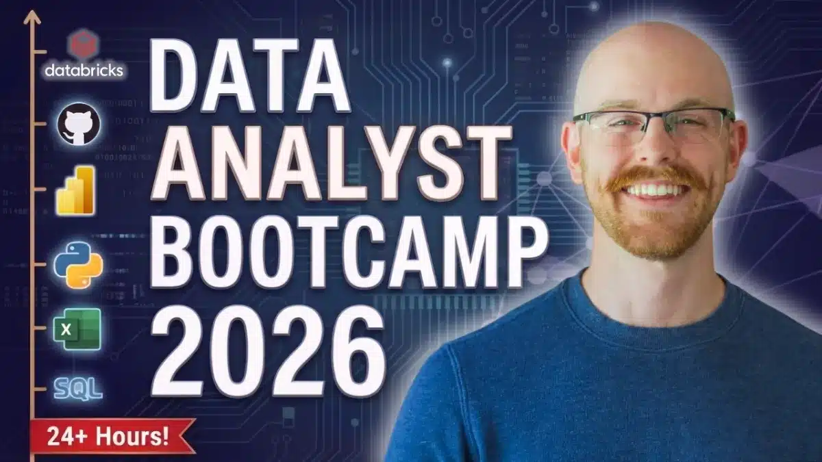 🇺🇸 2026 FREE Data Analyst Bootcamp [24 Hours+] for FREE | SQL, Excel, Python, Power BI, GitHub, AWS