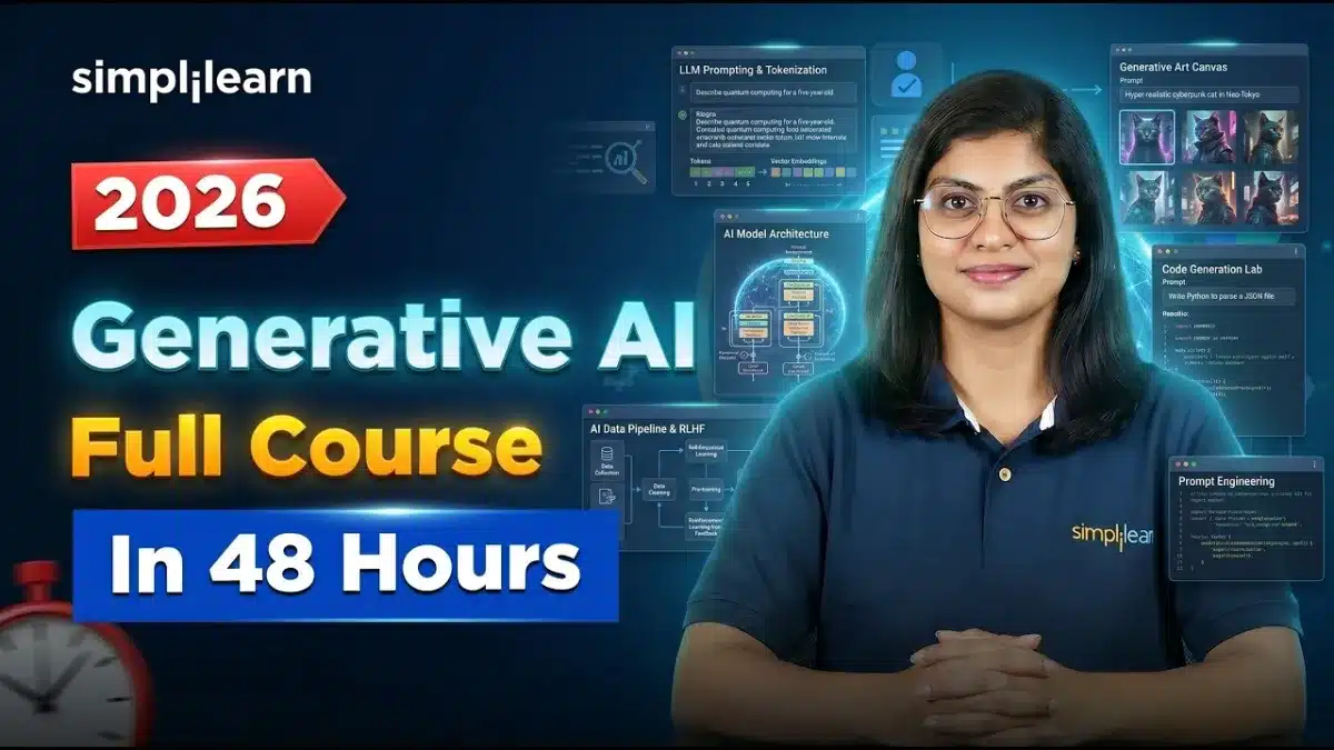 Generative AI Full Course 2026 | Generative AI Tutorial For Beginners | Gen AI Course