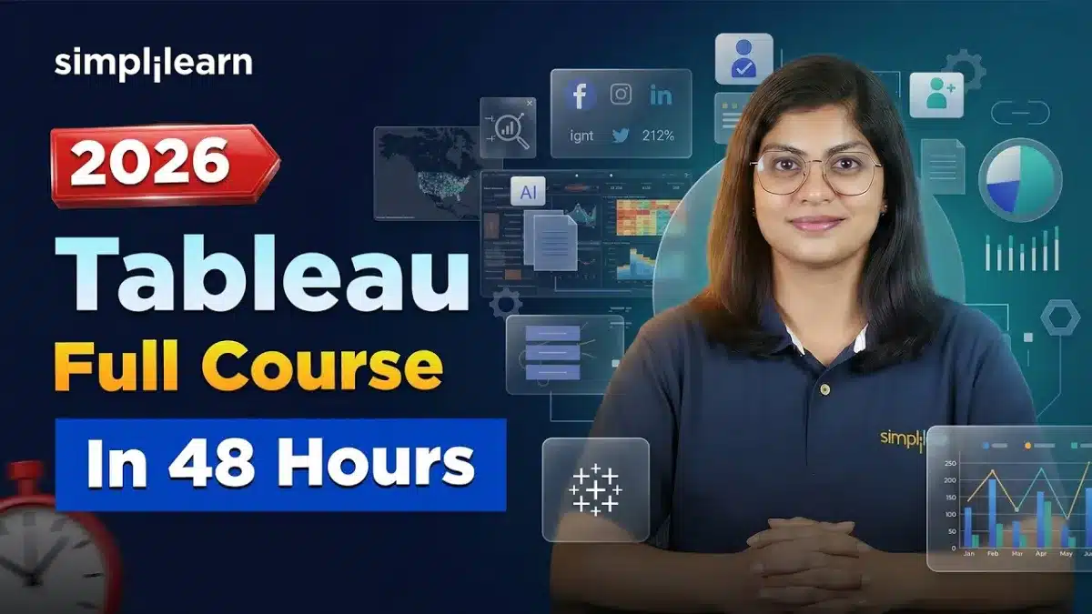 Tableau Full Course 2026 | Tableau Tutorial For Beginners | Tableau Data Visualization