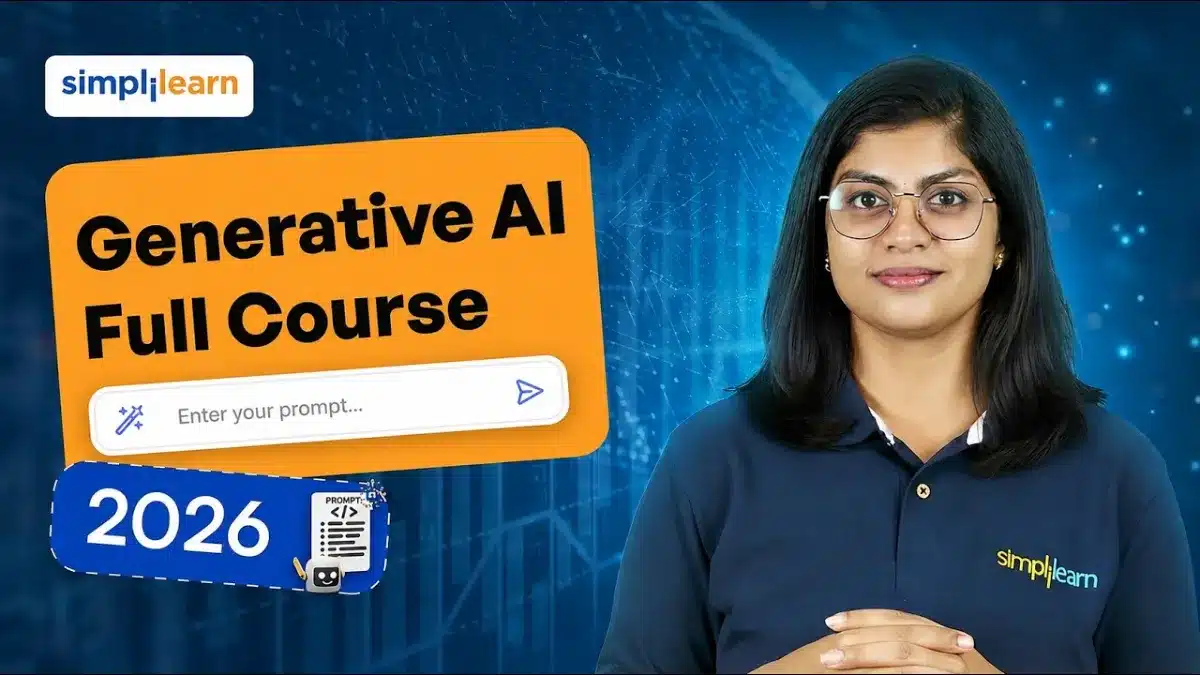 Generative AI Full Course 2026 [FREE] | Complete Generative AI Tutorial For Beginners