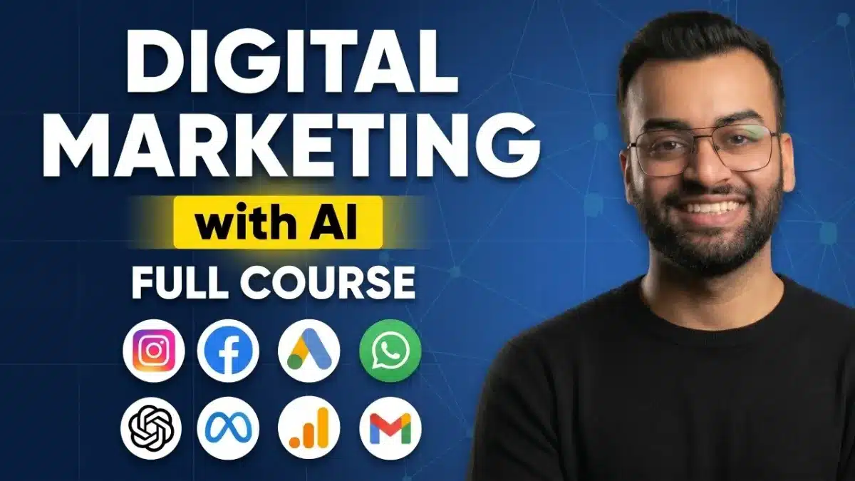 Digital Marketing with AI Full Course 2026 | Beginner to Advanced Guide (No Experience Needed)