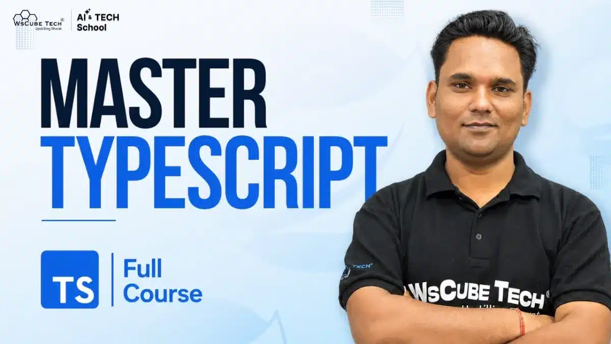 🇮🇳 TypeScript Full Course for Beginners | Learn TypeScript with Real Project