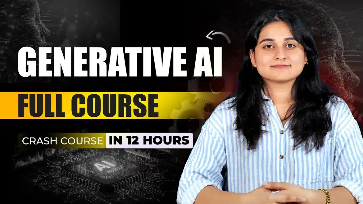 🇺🇸 Complete Generative AI Course For Free | Gen AI Course 2026
