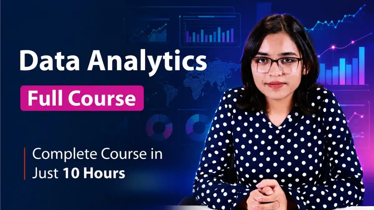 🇺🇸 Data Analytics Full Course for Beginners [2026] | Complete Data Analytics Tutorial FREE