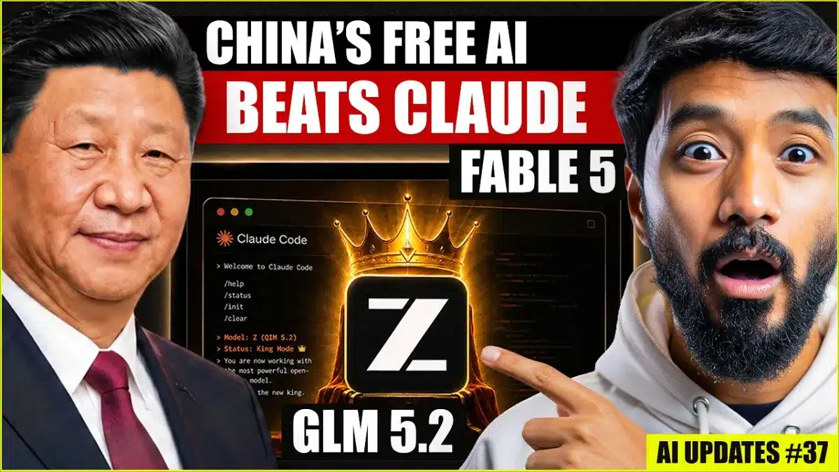 🇺🇸 China Just Dropped A Free AI GLM 5.2 That Beats Claude Fable 5 (+16 AI Updates)