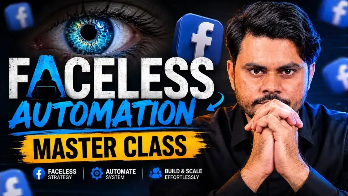 🇮🇳 Facebook Faceless Automation Master Class