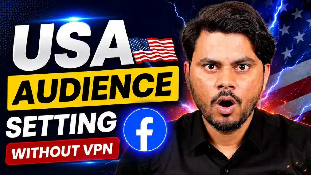 🇮🇳 USA Audience Targeting Without VPN | Facebook Monetisation Full Course
