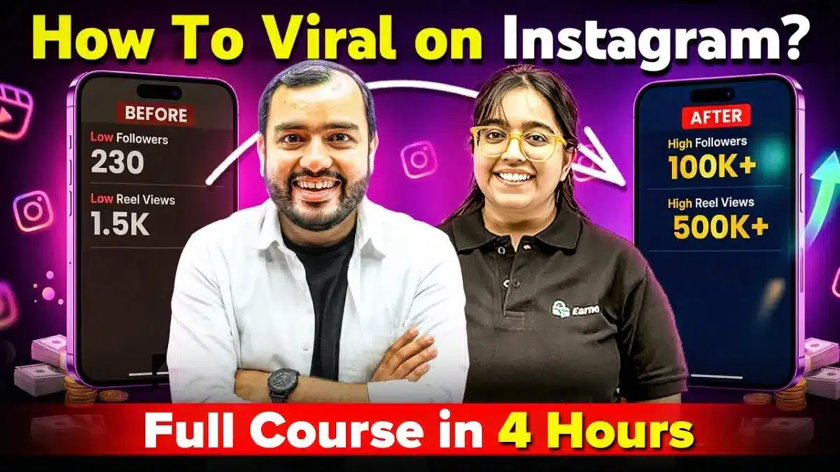 🇮🇳 Instagram FULL COURSE in 4 Hours || How to Viral On Instagram from Zero 