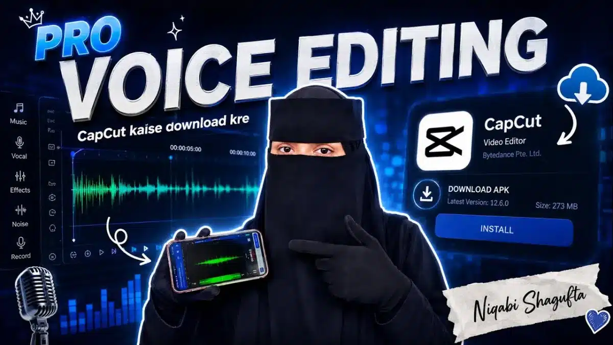 🇮🇳 How to Record & Edit Voice Over for YouTube on Mobile (+ Download CapCut) must watch beginners