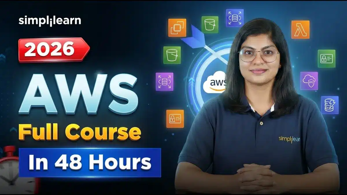 🇺🇸 AWS Full Course 2026 | AWS Tutorial For Beginners | Comple AWS Services In 48 Houts