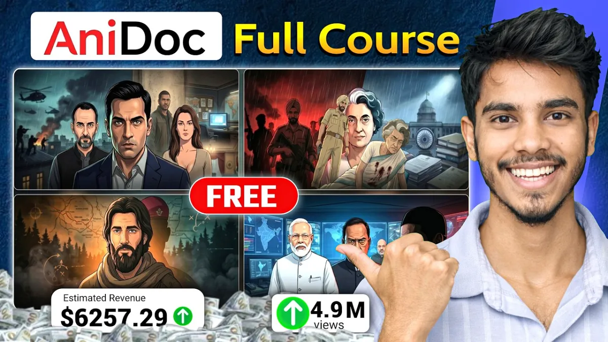 2D Documentary Videos Kaise Banaye (Full Course FREE)