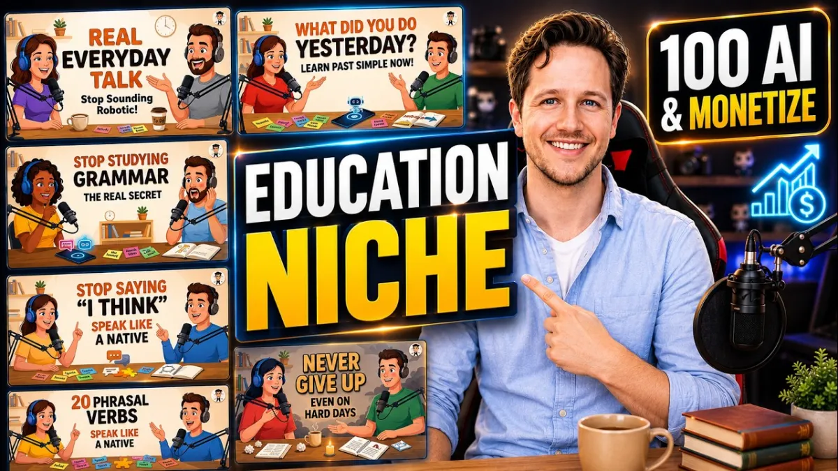 🇺🇸 Create Unlimited AI Videos for an Education Channel Using Free AI Tools | Earn $5K/Month