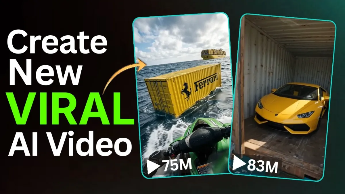 🇺🇸 How to Create Viral AI Lost Container Videos for Free ( Full Tutorial )