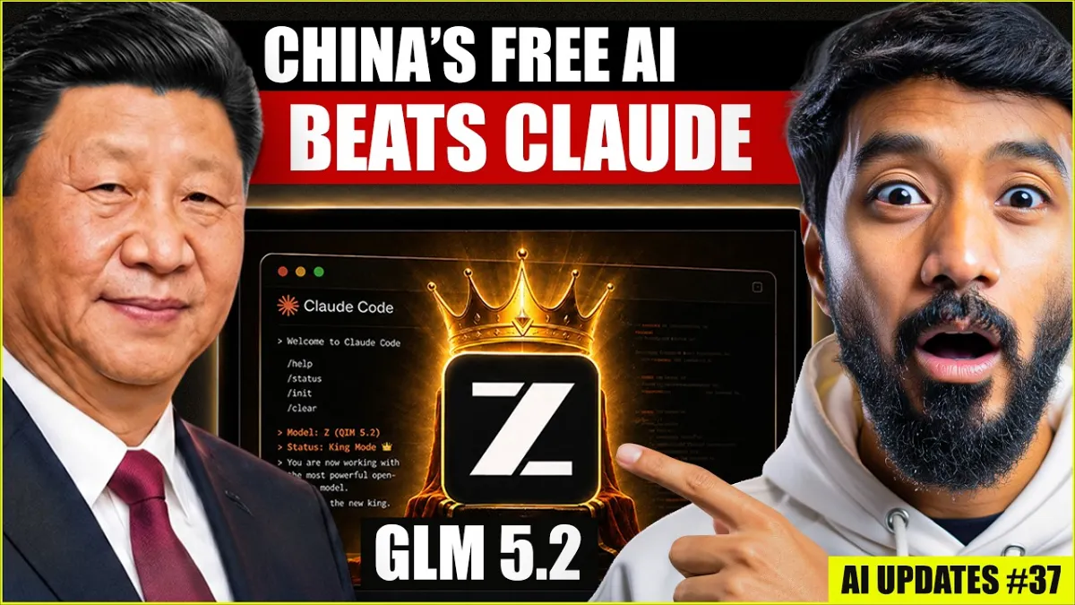 🇺🇸 China Just Dropped A Free AI GLM 5.2 That Beats Claude (+16 AI Updates)