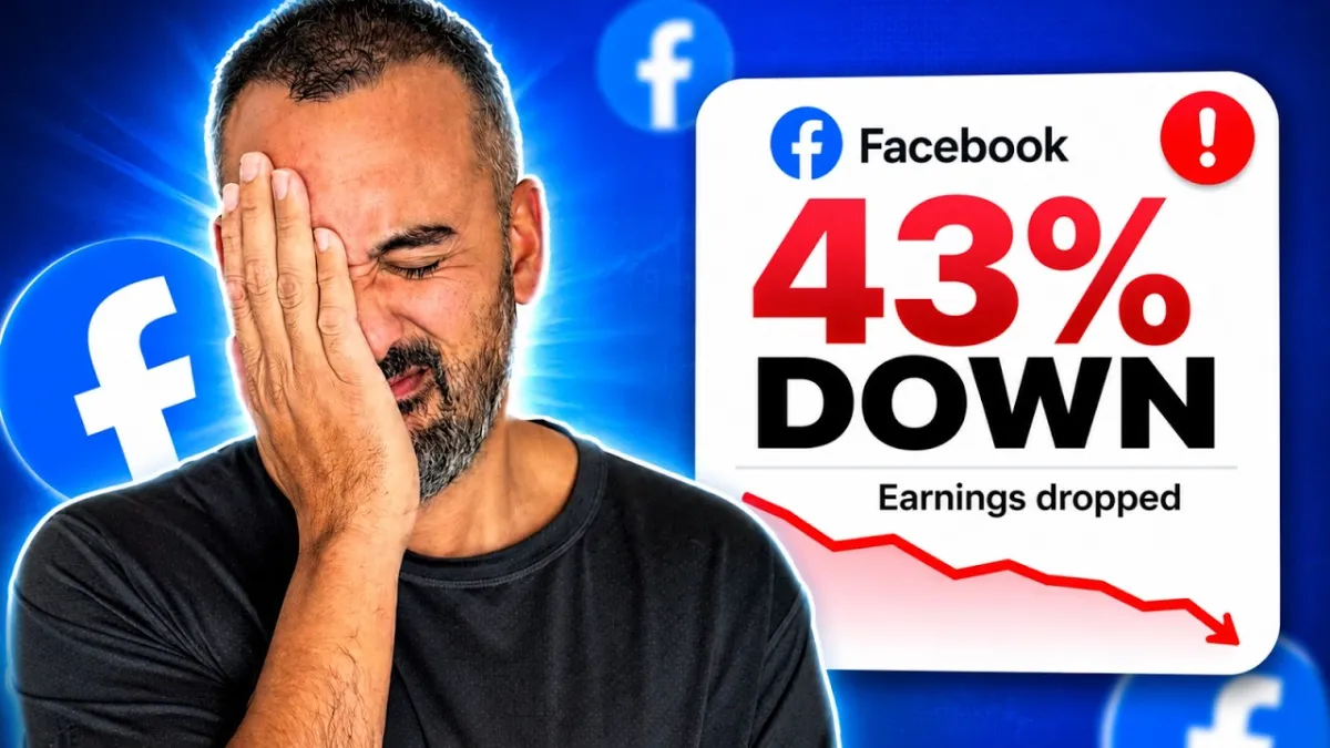 🇺🇸 My Facebook Earnings Dropped 43%… Then THIS Happened