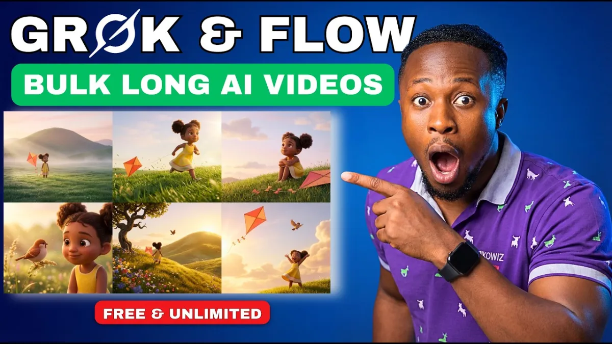 🇺🇸 GROK & FLOW Automation Just Changed AI Videos Forever (FREE & UNLIMITED)