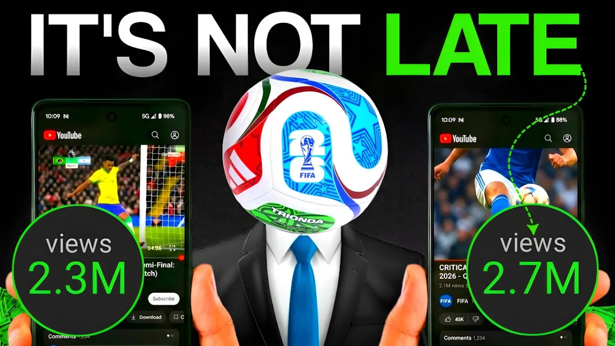 🇮🇳 You Can STILL Make $2000 Using FIFA World Cup 2026 (With AI)