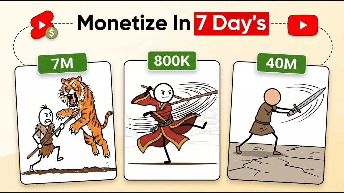 🇺🇸 Make the Stickman Animation & Go Viral In Just 7 Day’s