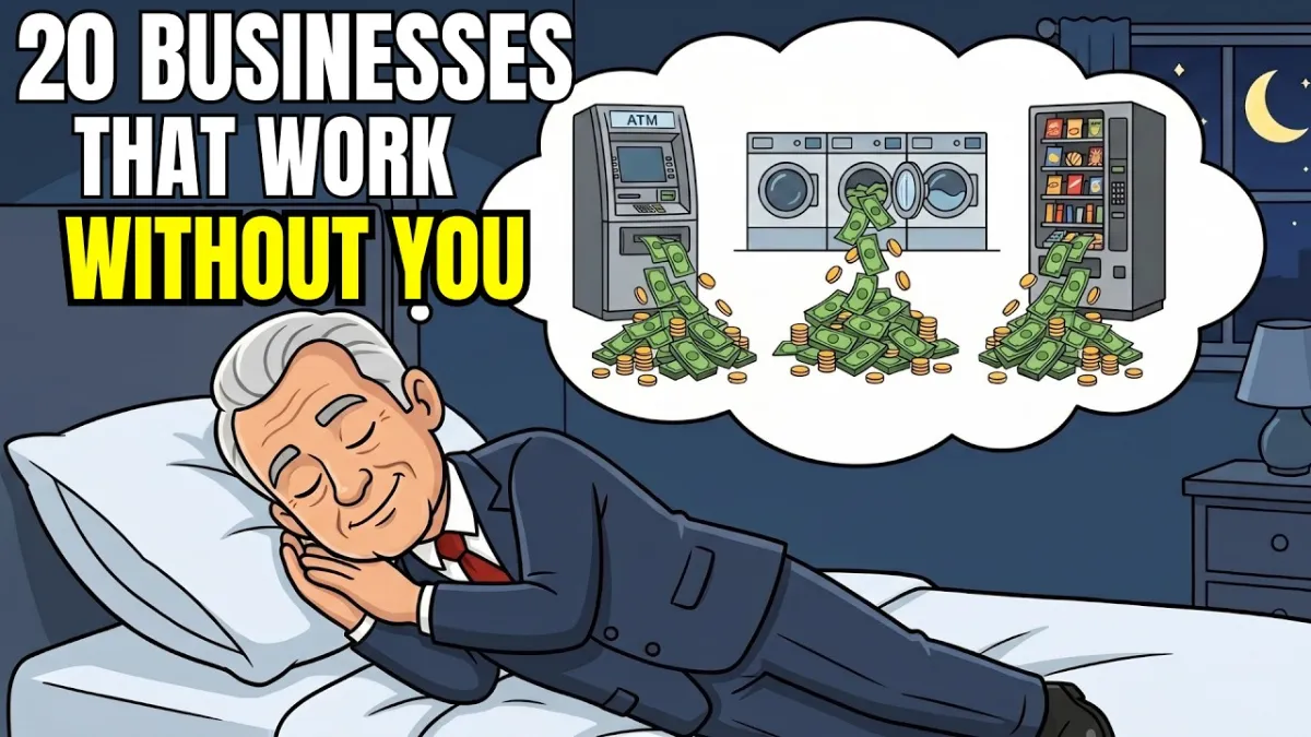 🇺🇸 20 BORING BUSINESSES That Make Money While You Sleep