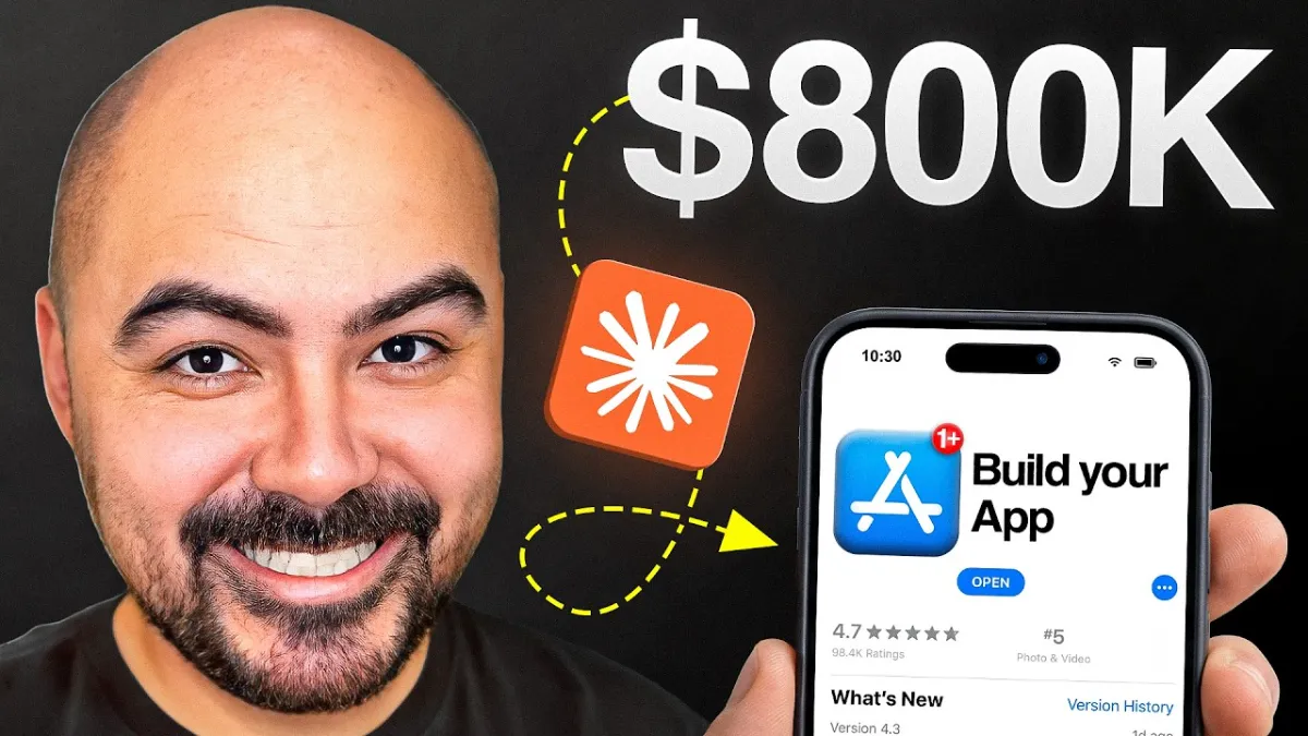 🇺🇸 I Vibe Coded an App Making $800,000 with Claude Code